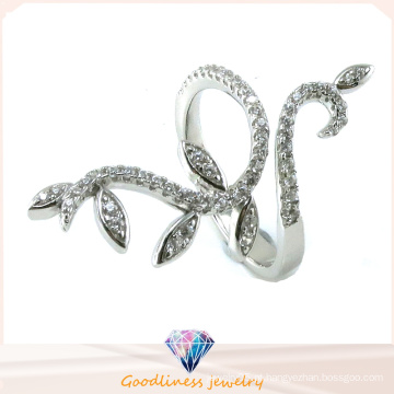 Alta qualidade baixo preço moda jóias da mulher 925 anel de prata com CZ (R10348)